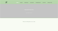 Desktop Screenshot of maqcountryclub.com